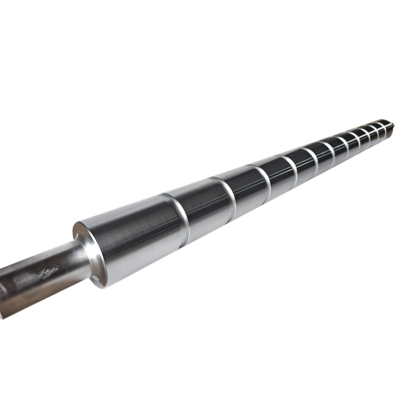 Rodillo de acero ranurado segmentado