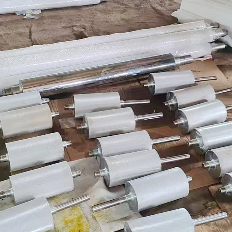 Eje de rodillo de acero de precisión