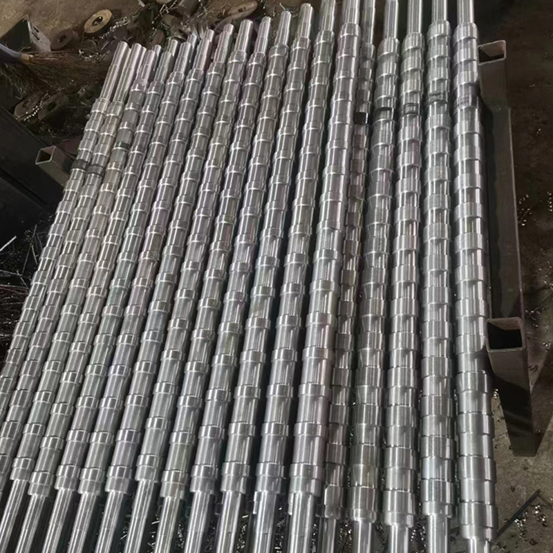 Rollo de acero ranurado