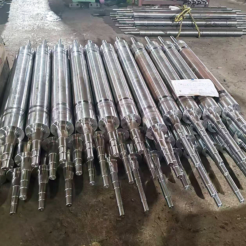 Eje de rodillo de acero de precisión